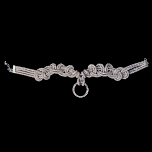 Silver Strass Collar S GA